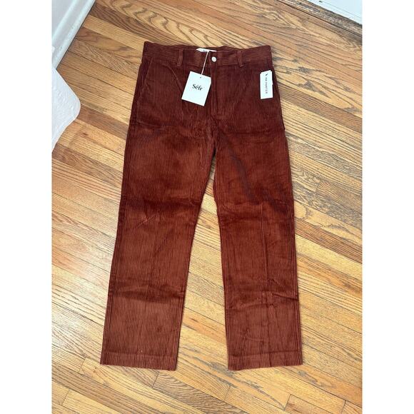 SeFR Mike Cotton-corduroy Trousers In Brown - Picture 2 of 7